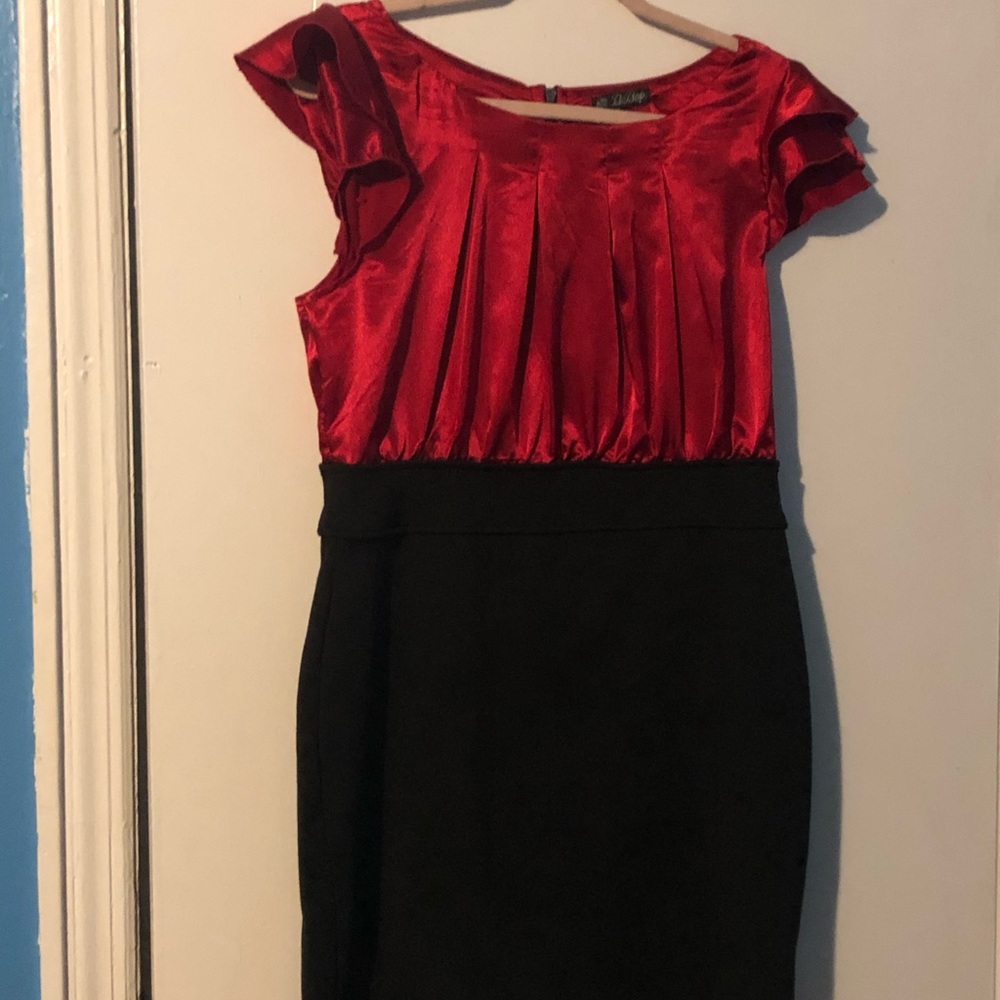 Black and Red Dress